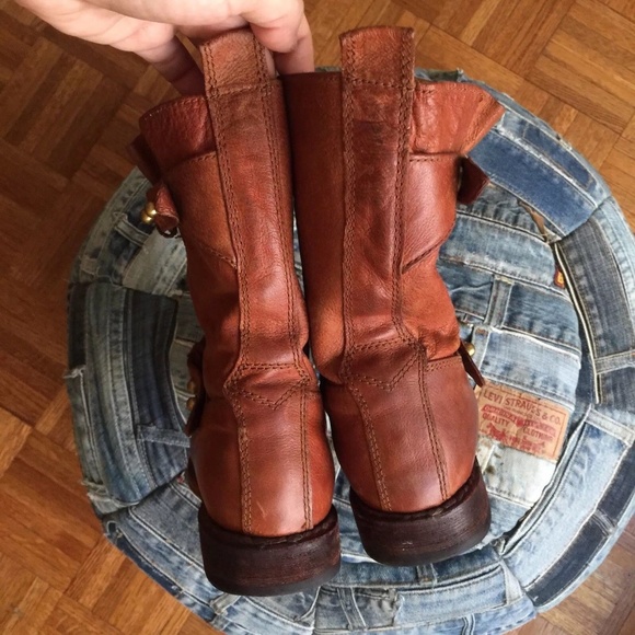 rag and bone brown leather ankle boots SZ 38 / US - Picture 6 of 7